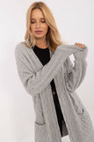 grey - Cardigan model 199517 AT