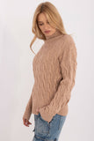 brown - Turtleneck model 199521 AT