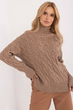 beige - Turtleneck model 199522 AT