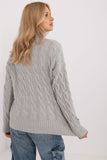 grey - Turtleneck model 199523 AT