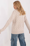 beige - Turtleneck model 199524 AT