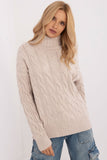 beige - Turtleneck model 199524 AT