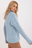 blue - Turtleneck model 199526 AT