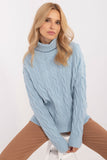 blue - Turtleneck model 199526 AT