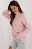 pink - Turtleneck model 199633 AT