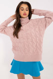 pink - Turtleneck model 199642 AT