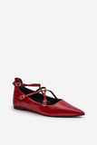 red - Ballet flats model 199807 Step in style