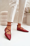 red - Ballet flats model 199807 Step in style