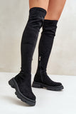 black - Thigh-Hight Boots model 199870 Step in style