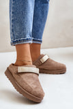 brown - Slippers model 200115 Step in style