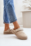 beige - Slippers model 200119 Step in style