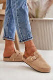 beige - Slippers model 200121 Step in style