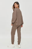 brown - Sweatshirt model 200126 Makadamia