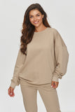 beige - Sweatshirt model 200127 Makadamia