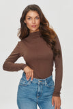 brown - Blouse model 200138 Makadamia