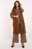 brown - Gilet model 200208 AT