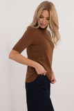 brown - Short sleeve sweater model 200222 Factory Price