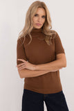 brown - Short sleeve sweater model 200222 Factory Price