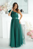 green - Evening dress model 200242 Bicotone