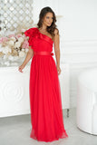 red - Evening dress model 200246 Bicotone