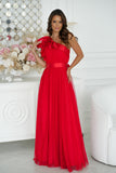 red - Evening dress model 200246 Bicotone