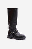 black - Thigh-Hight Boots model 200250 Step in style