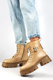 beige - Boots model 200262 PRIMO