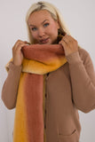 orange - Shawl model 200284 AT