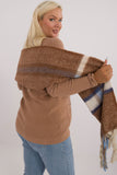 brown - Shawl model 200286 AT