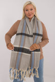 grey - Shawl model 200288 AT