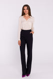 black - Women trousers model 200373 Stylove