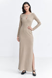 beige - Daydress model 200385 Nife