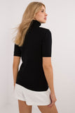 black - Short sleeve sweater model 200401 Factory Price