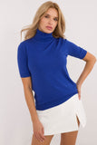 blue - Short sleeve sweater model 200402 Factory Price