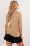 brown - Short sleeve sweater model 200403 Factory Price