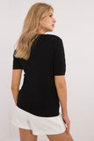 black - Short sleeve sweater model 200409 Factory Price