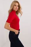 red - Short sleeve sweater model 200425 Factory Price