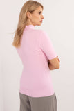 pink - Short sleeve sweater model 200427 Factory Price