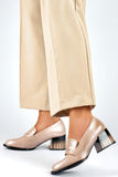 beige - Block heel pumps model 200450 PRIMO