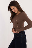 brown - Jumper model 200533 AT