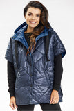 navy blue - Gilet model 200550 awama