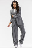 grey - Women trousers model 200564 awama