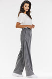 grey - Women trousers model 200564 awama