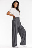 grey - Women trousers model 200571 awama