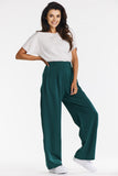 green - Women trousers model 200572 awama