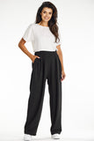 black - Women trousers model 200573 awama