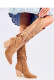 brown - Thigh-Hight Boots model 200713 Inello