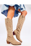 brown - Thigh-Hight Boots model 200730 Inello