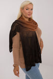 brown - Shawl model 200855 AT