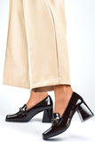 black - Block heel pumps model 200871 PRIMO